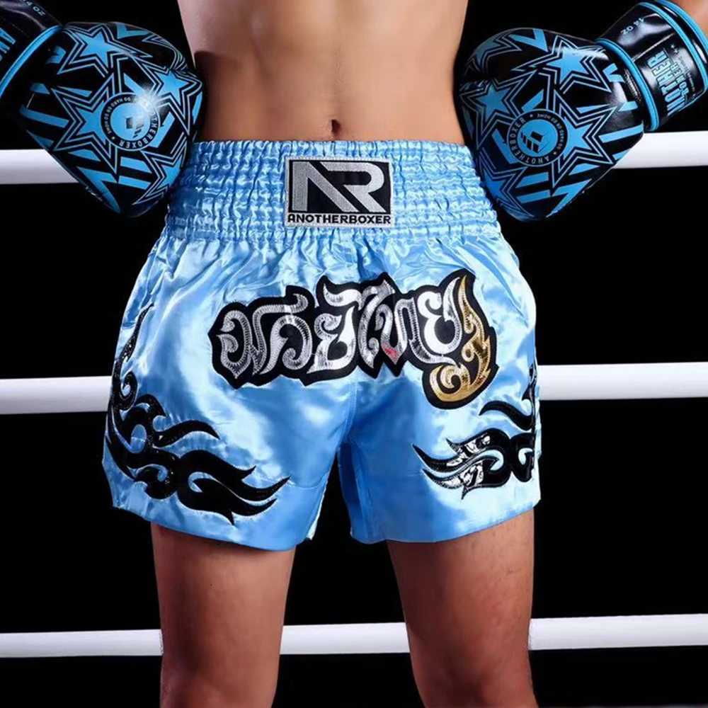 Men Boxing Shorts for Boxing Training Fitness Cosplay Gym Cage Fight MMA Mauy Thai Kickboxing Trunks Clothing X260306