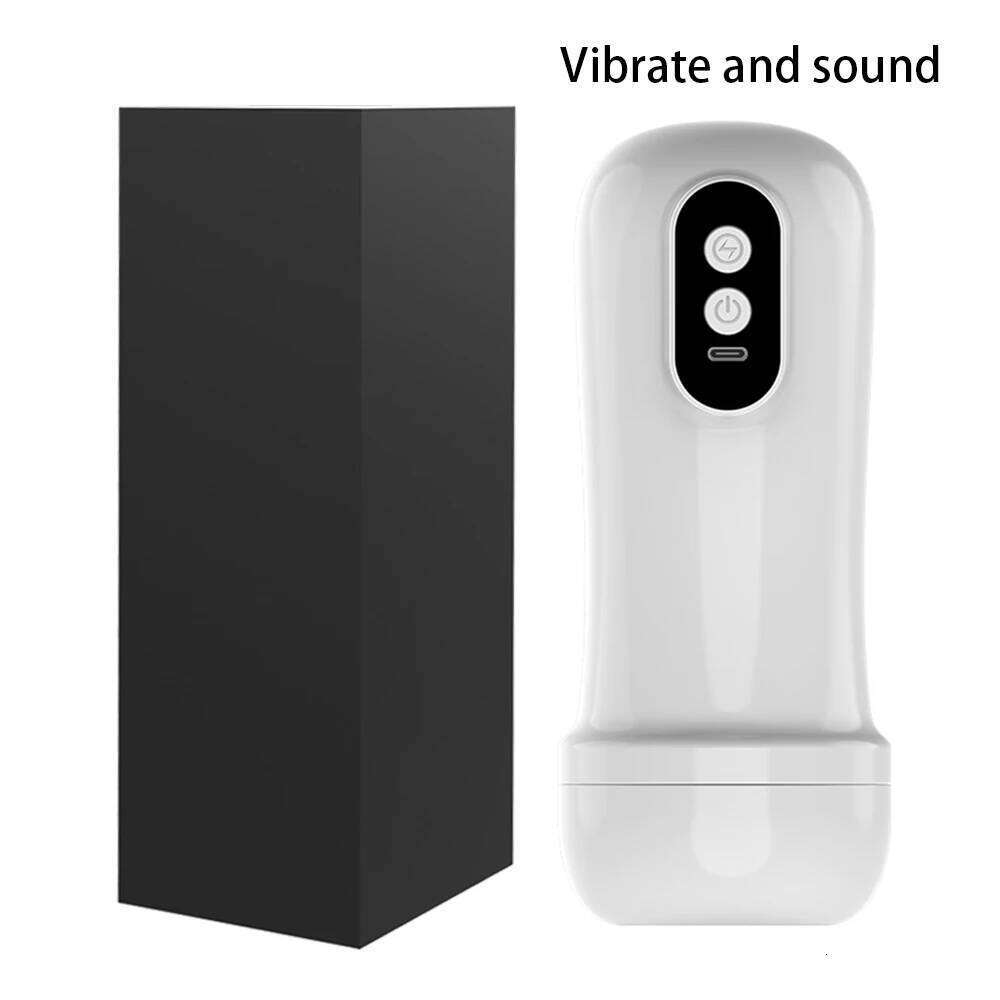 Automatic Sucking Male Masturbator Cup Vibration Blowjob Machine Men Masturbation Masturbate Sex Toys for Adult Supplies W260305