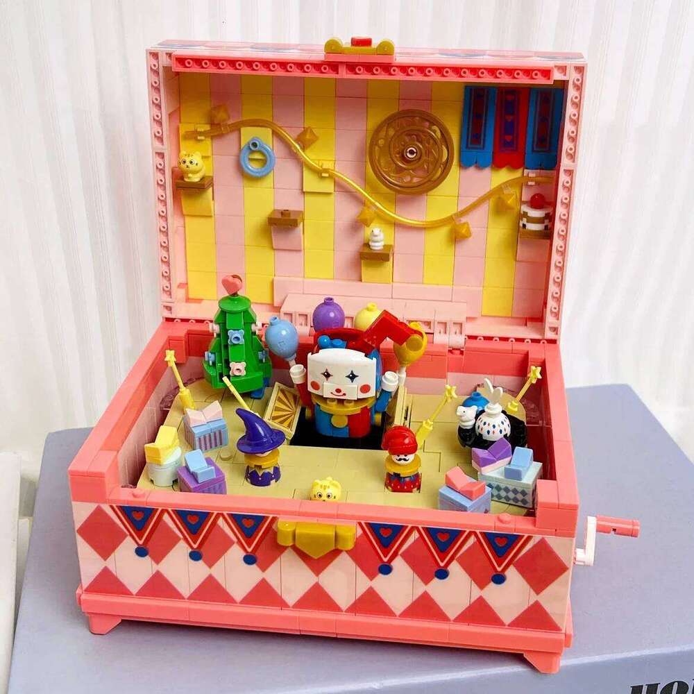 City Street View Small Particles Building Block Mini House Secret Box Art Studio Construction Assembled Kids Toys Z260305