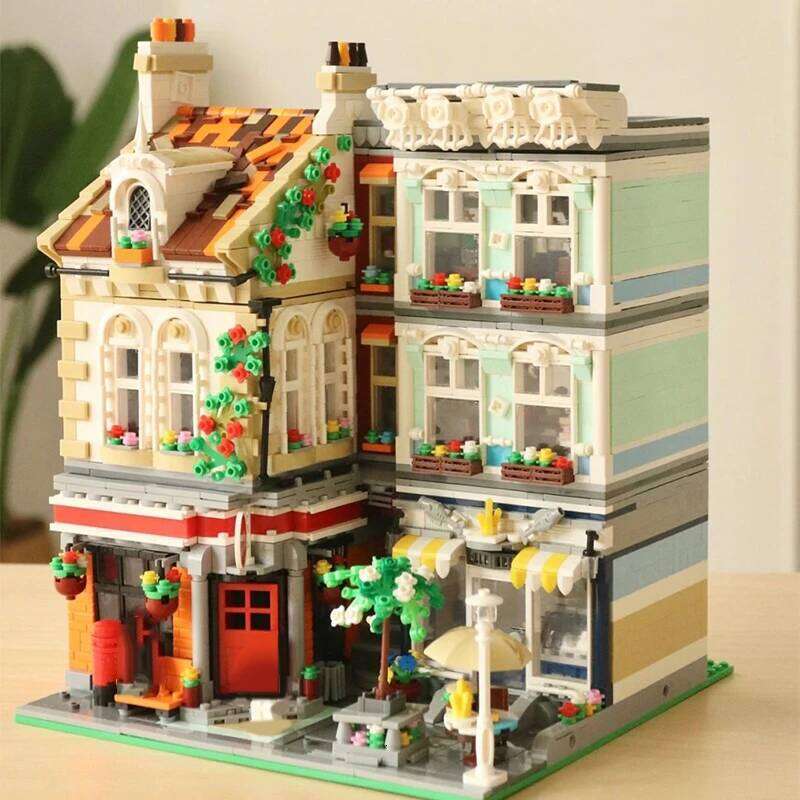 Creative Cuba Hotel City Street View Architecture Building Blocks Gem Shop Bicycle Store Micro Bricks Model Toys Gift Kids Adult Z260305
