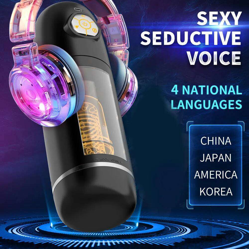 Automatic Male Masturbation Penis Pump With 10 Thrust Modes And Shiko-language Pocket Vaginal Rotary Vibrator Sex Toys W260305
