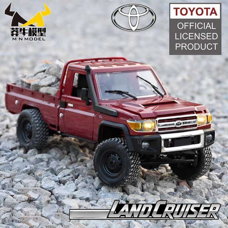 MN MODEL 1/12 4WD Diving Remote Control Car Retro Full-scale Simulation LC79 Truck Climbing Off-road Vehicle Rock Crawler Toy C260305