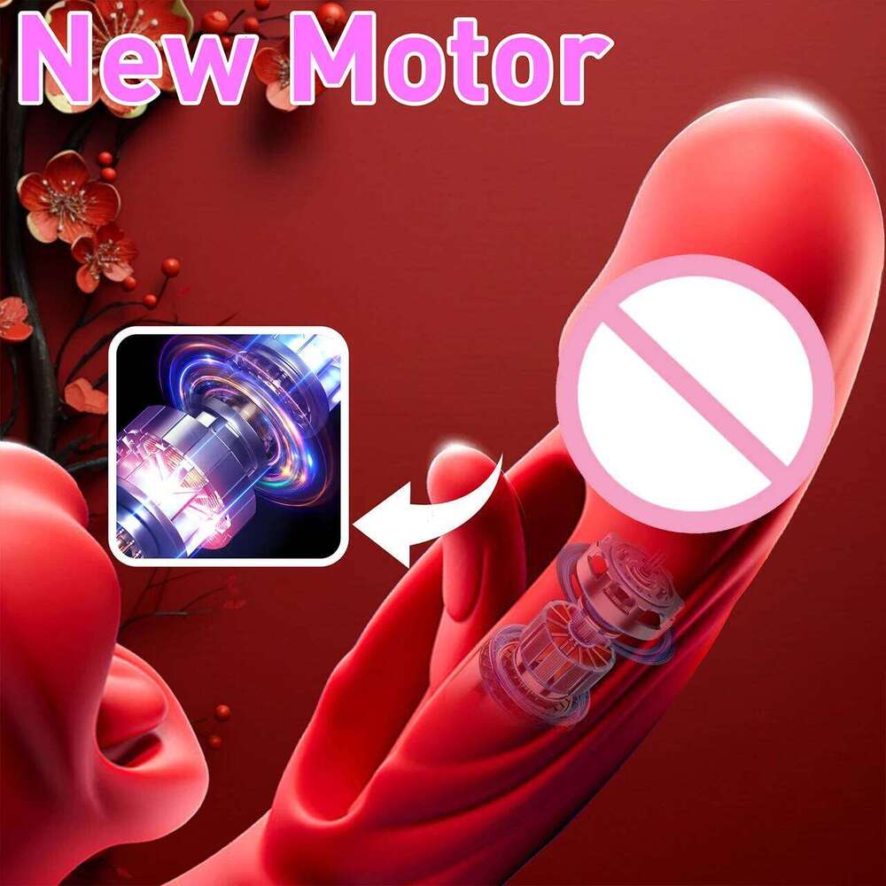 Female Masturbation Massage Vibrator 3 In 1 Lip Bite Lightly Tapping Vibration G Spot Tongue Licking Massager Adult Sex Toy W260305