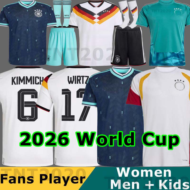 125th 2026 Germany SANE KIMMICH WOLTEMADE 2025 125 Year Anniversary HUMMELS GNABRY MUSIALA MULLER HAVERTZ WIRTZ PAVLOVIC GUNDOGAN Men Football Shirts Kids Kits