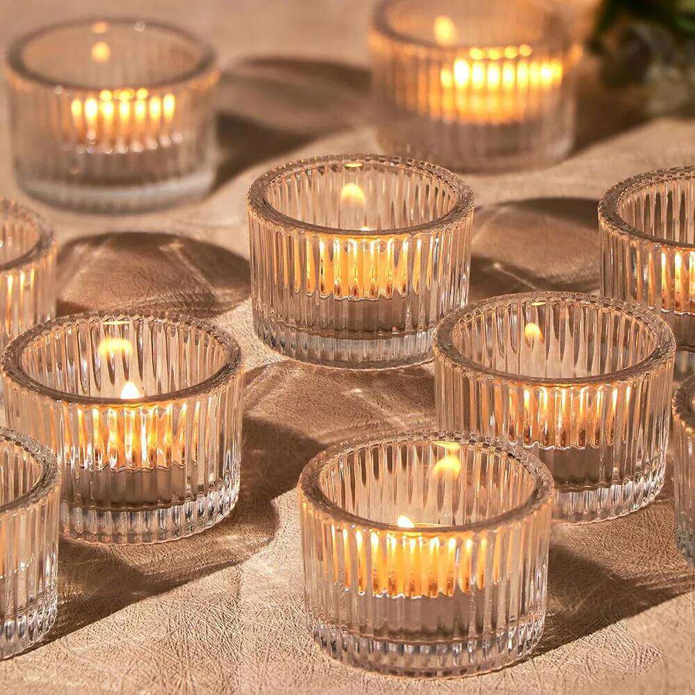 Tealight Gold Holders,Votive Tea Light Candle Holder Glass for Centerpieces Wedding Table Decor,Party Supplies,Home Decor XJ260305