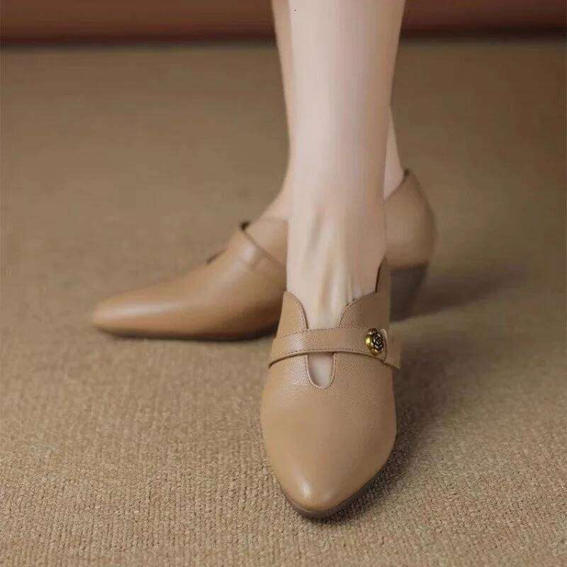 Pumps Shallow Mouth Women New Fashion Office Work Wedding Party Ladies Low Heel Shoes Summer Heels Woman