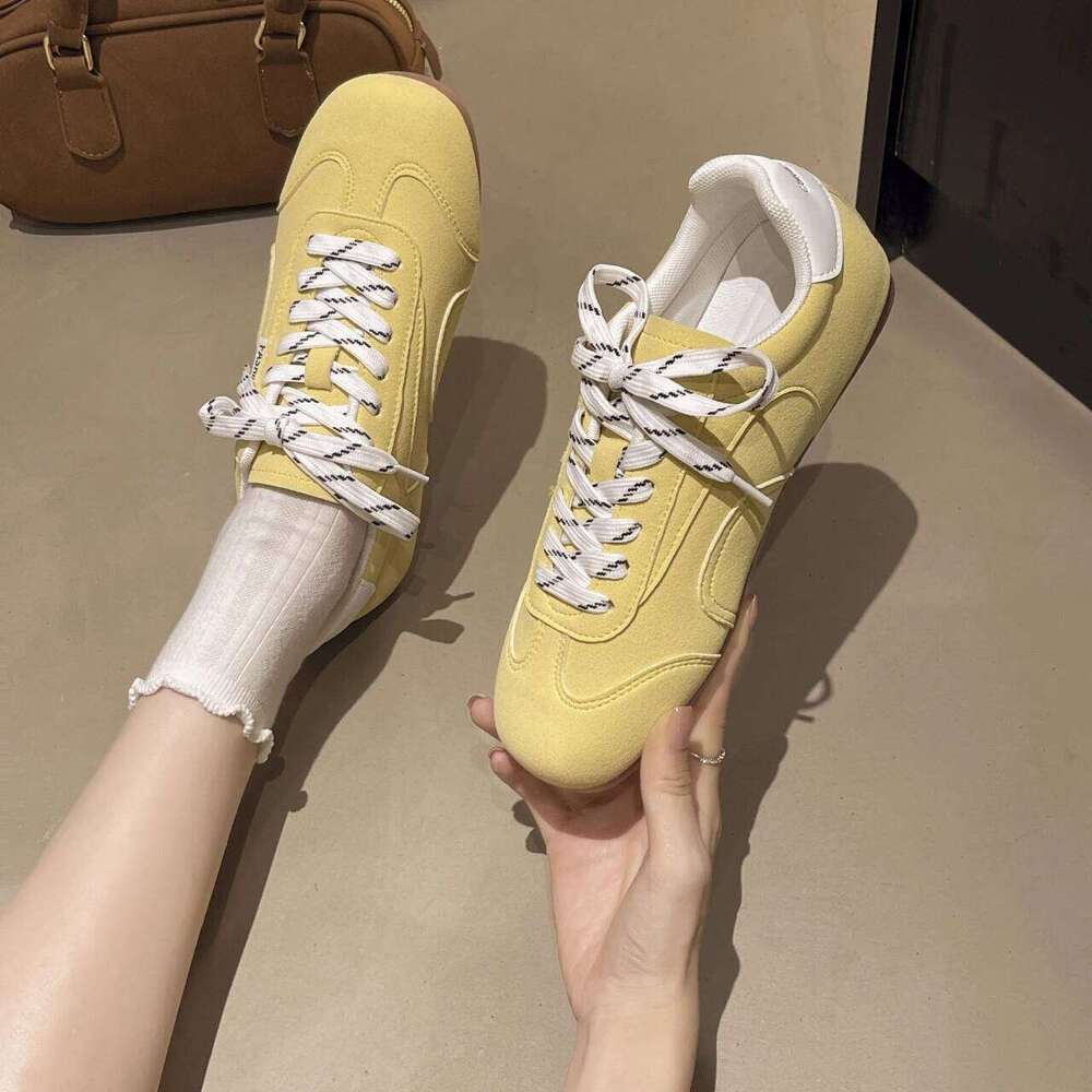 Women's Sneakers 2024 New Genuine Leather Ladies Moral Training Casual Spring Flat Shoes Women