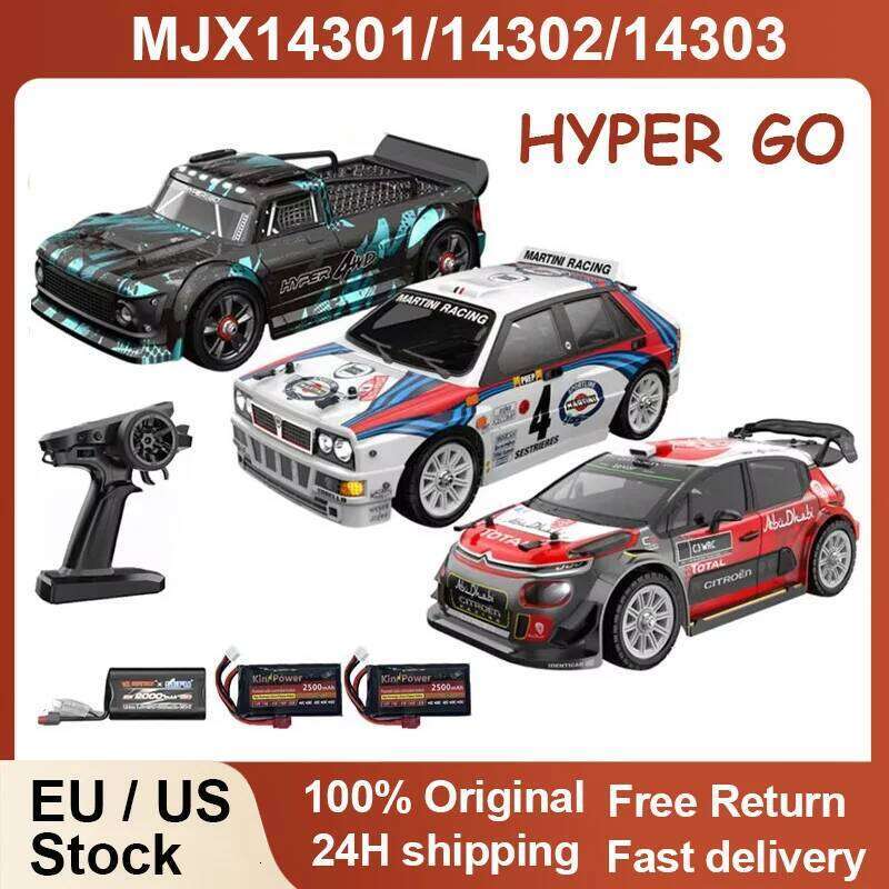 MJX 14301 14302 14303 1/14 55km/h Brushless HYPER GO 2.4G Remote Control 4WD Off-road High Speed RC Car Truck Hobby Toy C260305