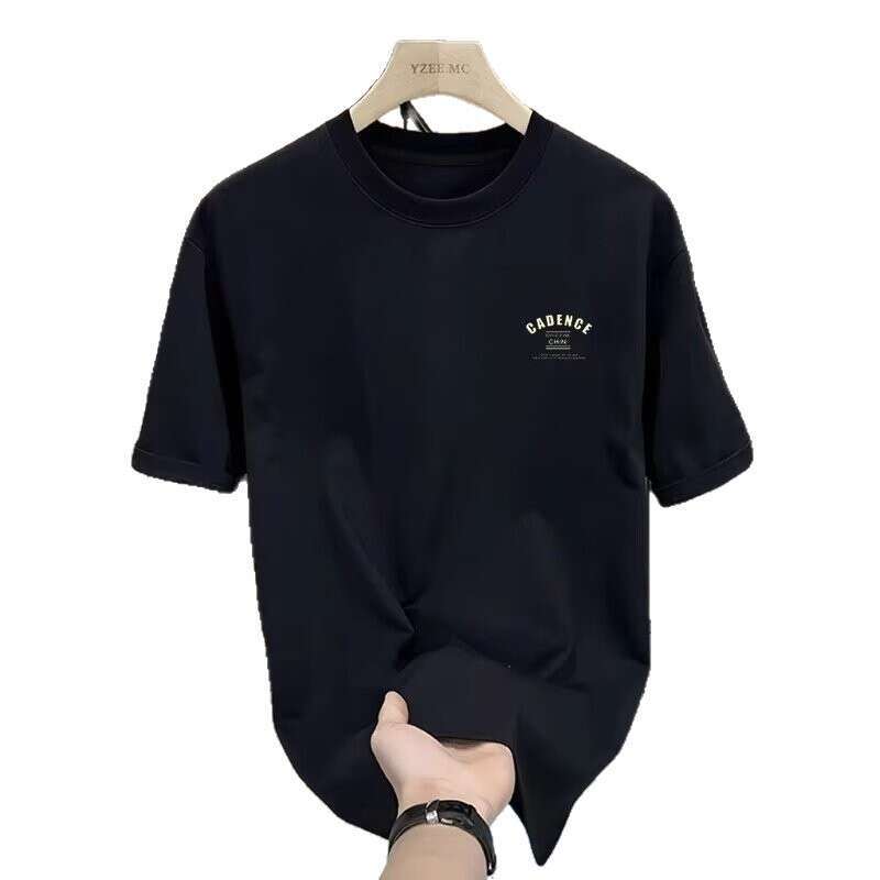New style short-sleeved t-shirt for men, loose and breathable, unisex, fashionable, versatile, trendy, age-reducing, casual, slimming top