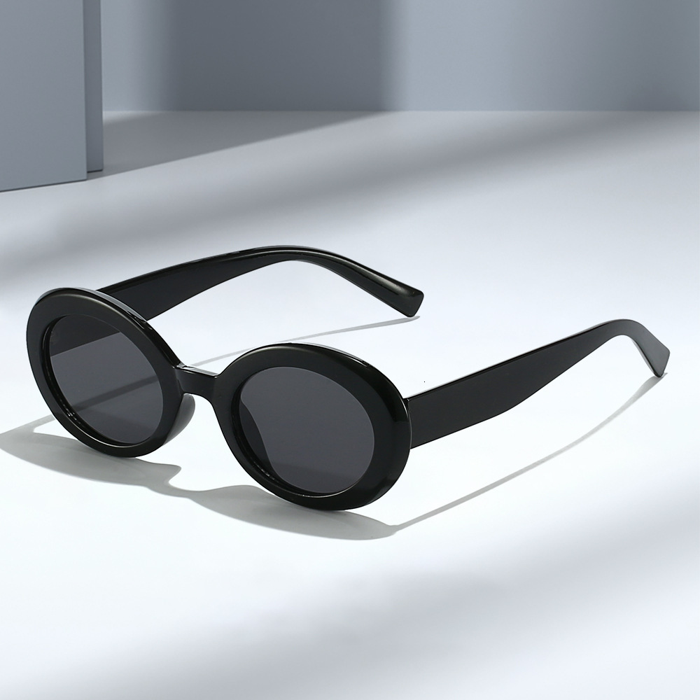 European and American Oval Cool Square New Style Personality Retro Fashion UV Protection High-end Sunglasses