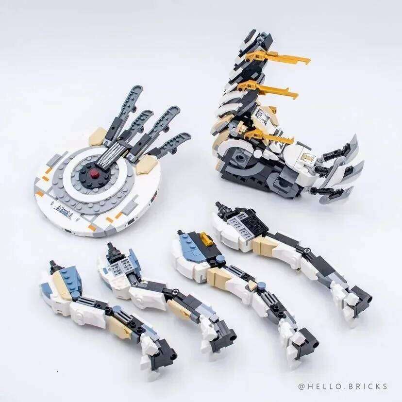 1222pcs Horizon Monster Giraffe Long Necked Beast Building Blocks 76989 Bricks Christmas Birthday for Children Boys Gift Toys Z260305