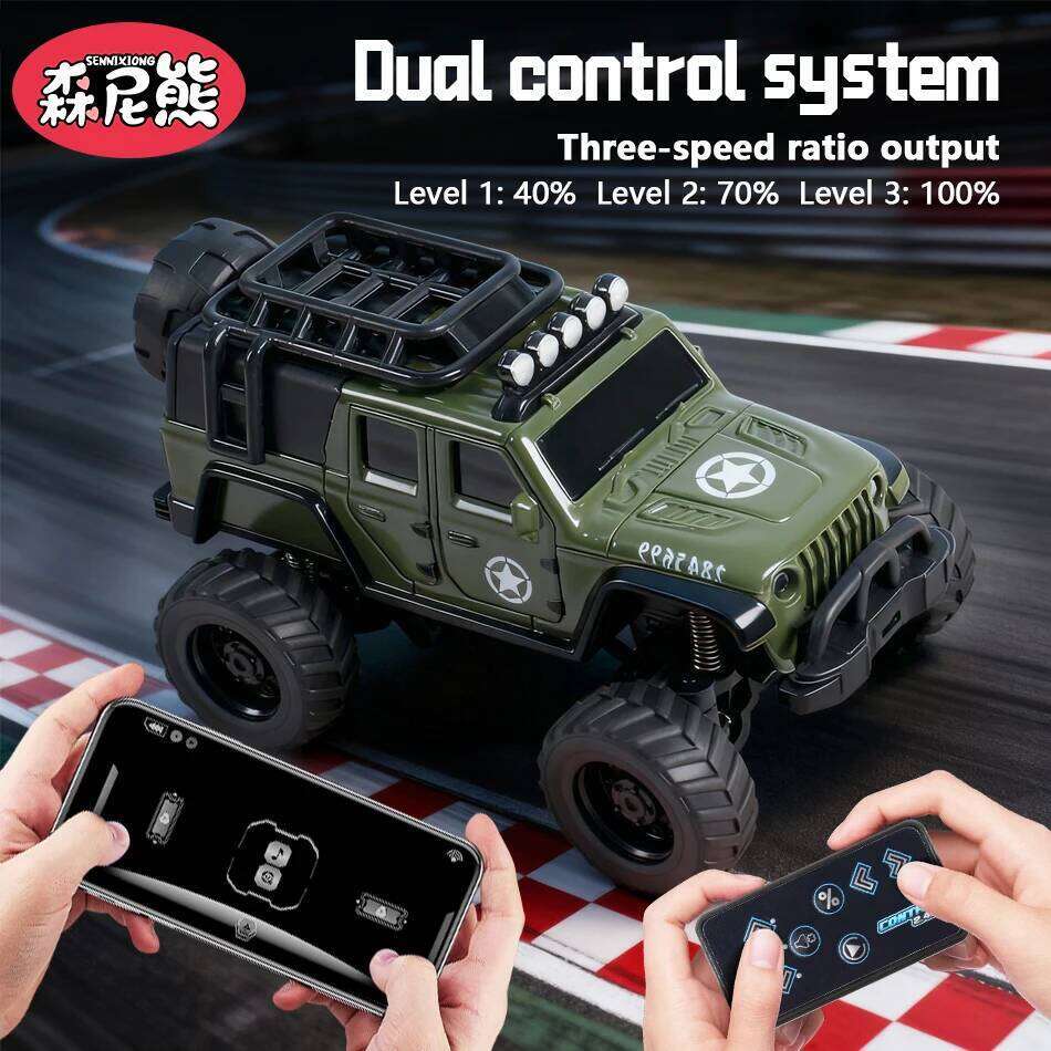 SENNIXIONG 1/64 RC RTR MINI Alloy Off-Road Car Speed Racing Drift SUV Climbing Truck All Terrain Vehicle Toy for Children Gift C260305