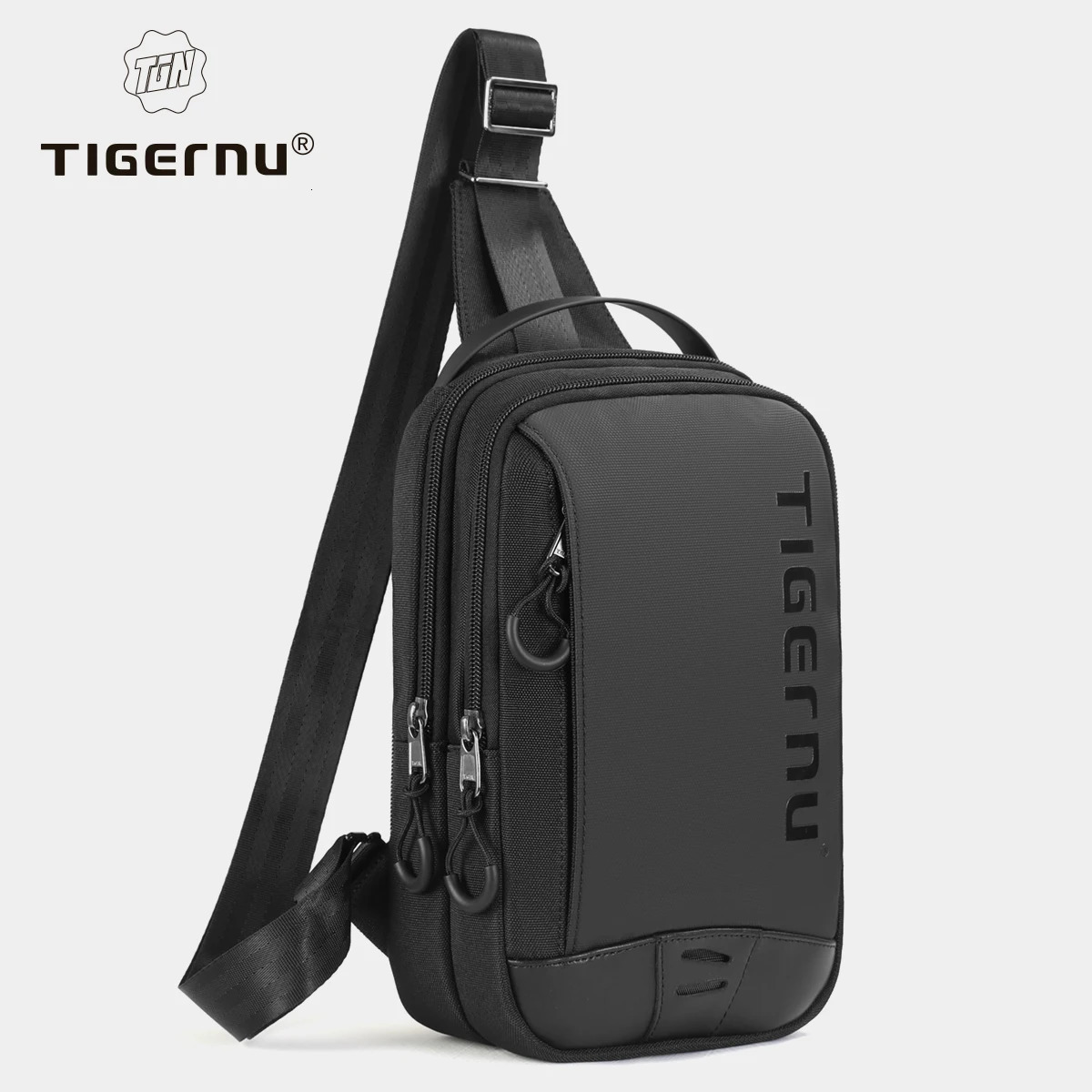 Tigernu Chest Bag For Men Cool Style Men Shoulder Bag 97inch IPad Bag Casual Male Crossbody Bag Lightweigt Mini Bags 260305