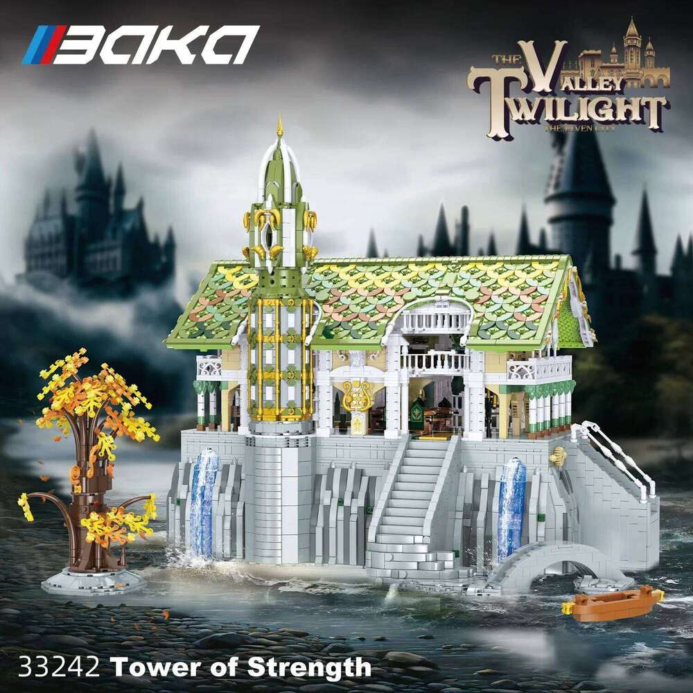 5836PCS Harp Music Castle Building Blocks Creative DIY Educational Model Bricks Desktop Decoration Toys For Kids Holiday Gifts Z260305