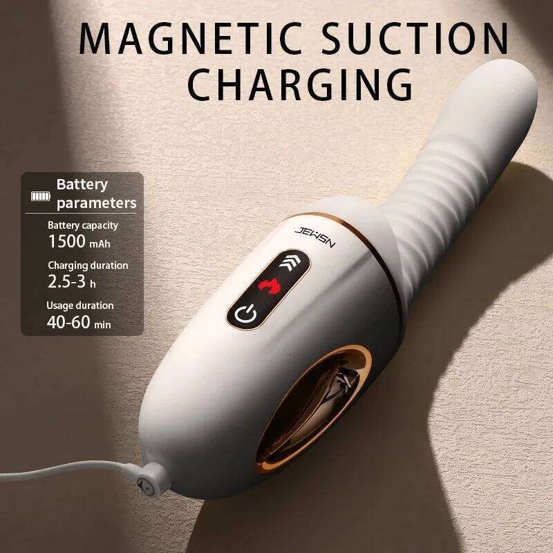 G40 Cannon Machine AI Version G Spot Massager 10 Frequencies Telescopic Dual Heads Vibration Heating Handheld Adult Sex Toys W260305