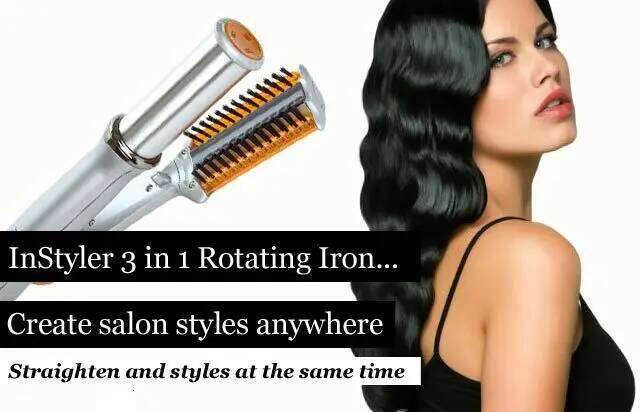 Professional Rotating Curler Styler 2 In 1 Hair Styling Tool Curling Iron With Brush 26Y0306