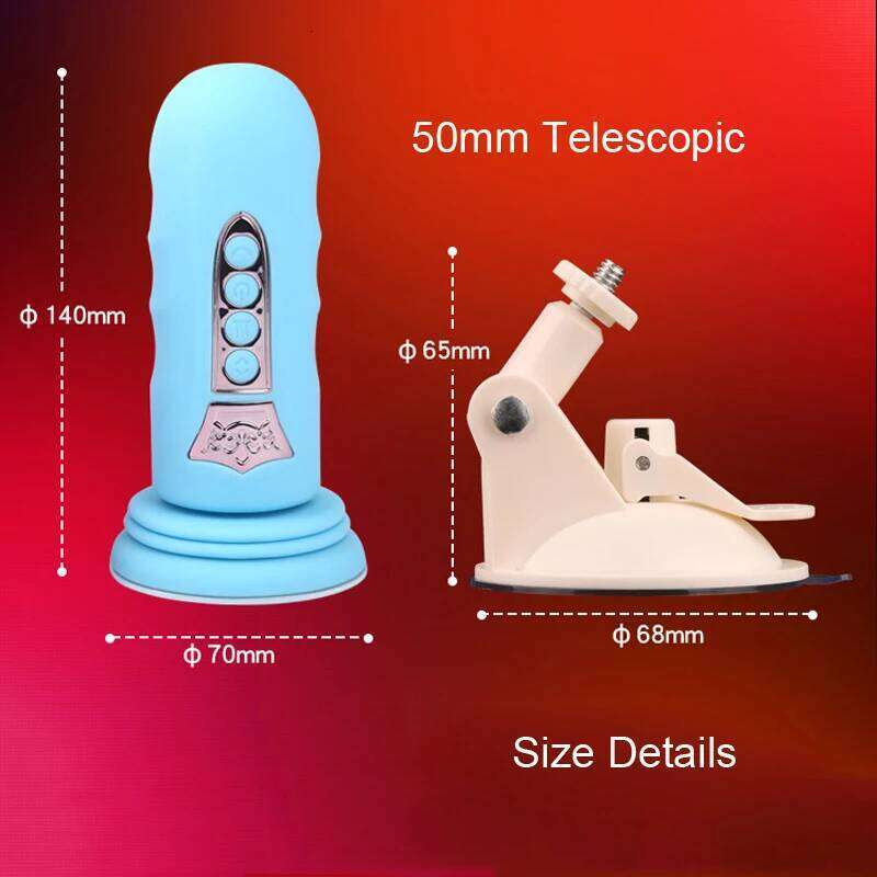 Suction Cup Machine Telescopic Dildo Vibrator Automatic Vagina Massager Thrusting Penis Sucker Sex Toys for Women Adult Game W260305