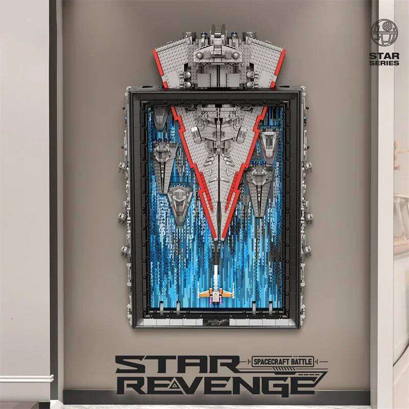 5964PCS Shuttle Spacecraft Picture Model Building Blocks Battleship 3D Wall Photo Frame Bricks Toys For Kids Holiday Gifts Z260306