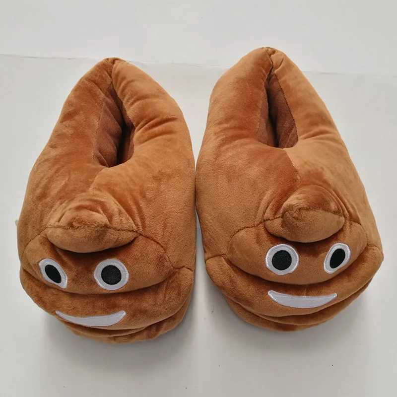 Whoholl Cute Funny Winter Shoes Women Slippers Unisex Brown Fashion Plush Female Indoors Slippers Home Warm Slippers Ladies S260305