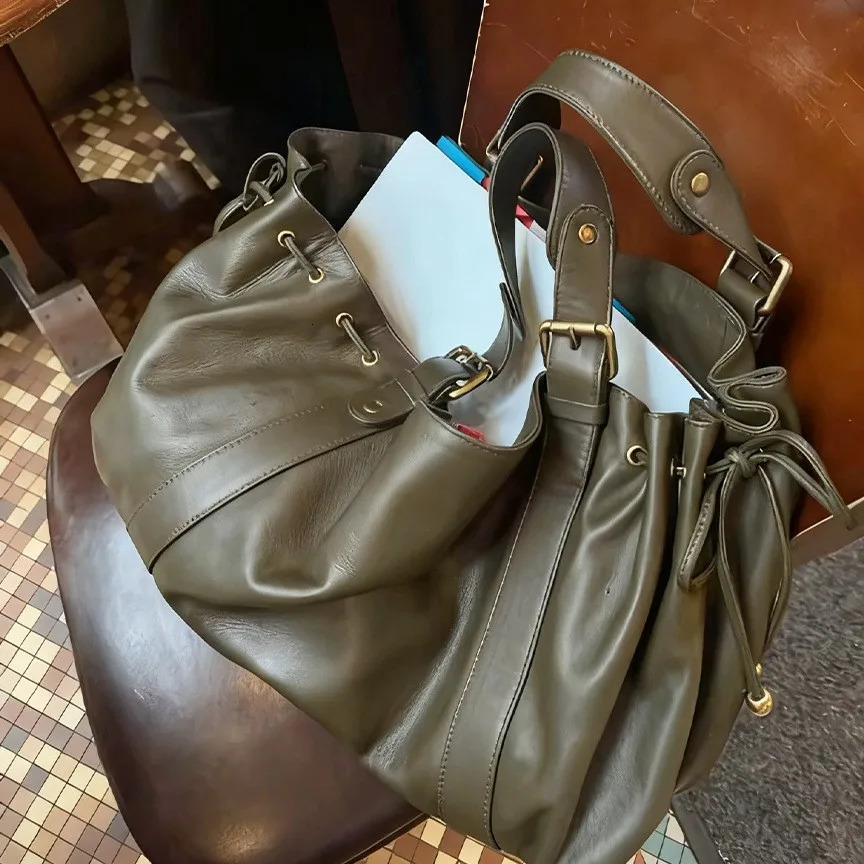 Womens Crossbody Simple Handbag Commuter Shoulder Boston Bag Stylish Versatile Work Bag Soft Polyester Interior 260306