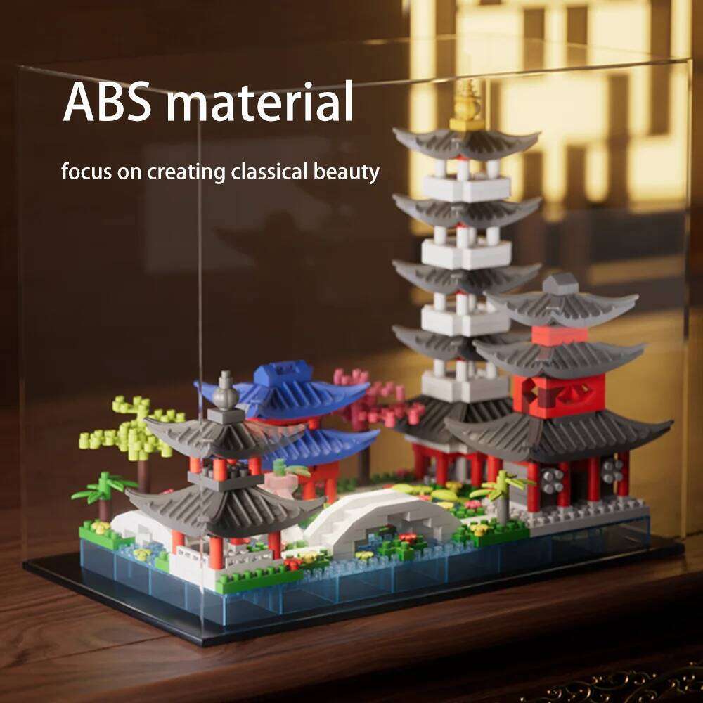 688PCS Hangzhou West Lake, Chinese Architecture, Classic Puzzle Toys, Miniature Building Block Sets, Models Z260305