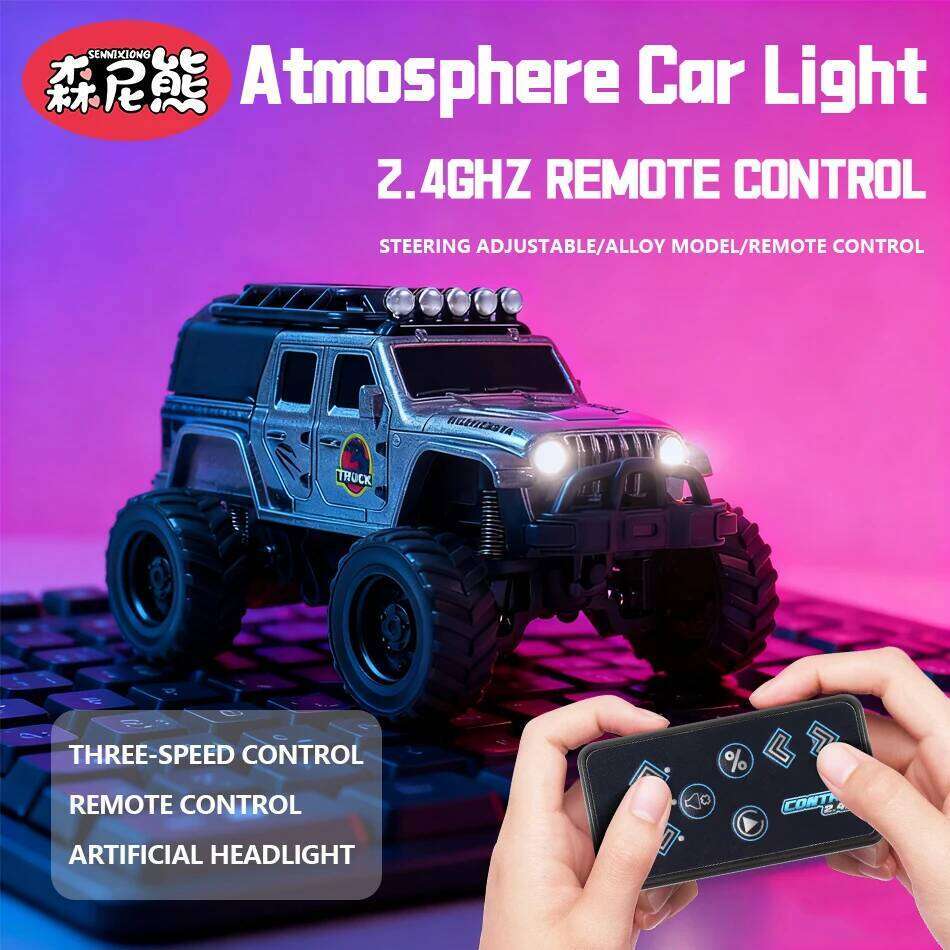 SENNIXIONG 1:64 MINI Alloy RC Off-Road Car All Terrain Vehicle RTR Speed Drift SUV Climbing Truck Toy for Children Holiday Gift C260305