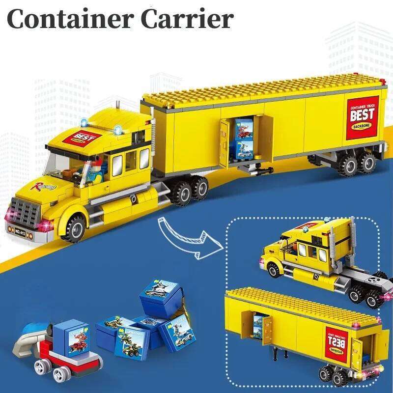 City Series Passenger Building Block Double Deckers Travel Bus Classic Creative Bricks DIY Model Toy for Kid Gifts Z260305