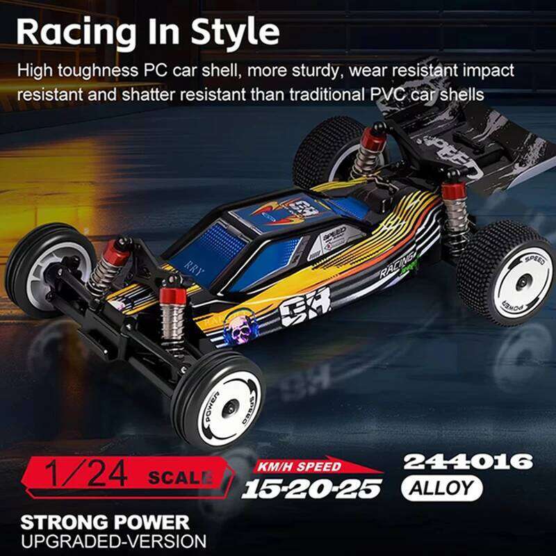 New WLtoys 244016 2.4G High-Speed 1:24 RC Car 25km/h Brushless Motor 2WD Drift Racing Toys Model Christmas Gift C260305