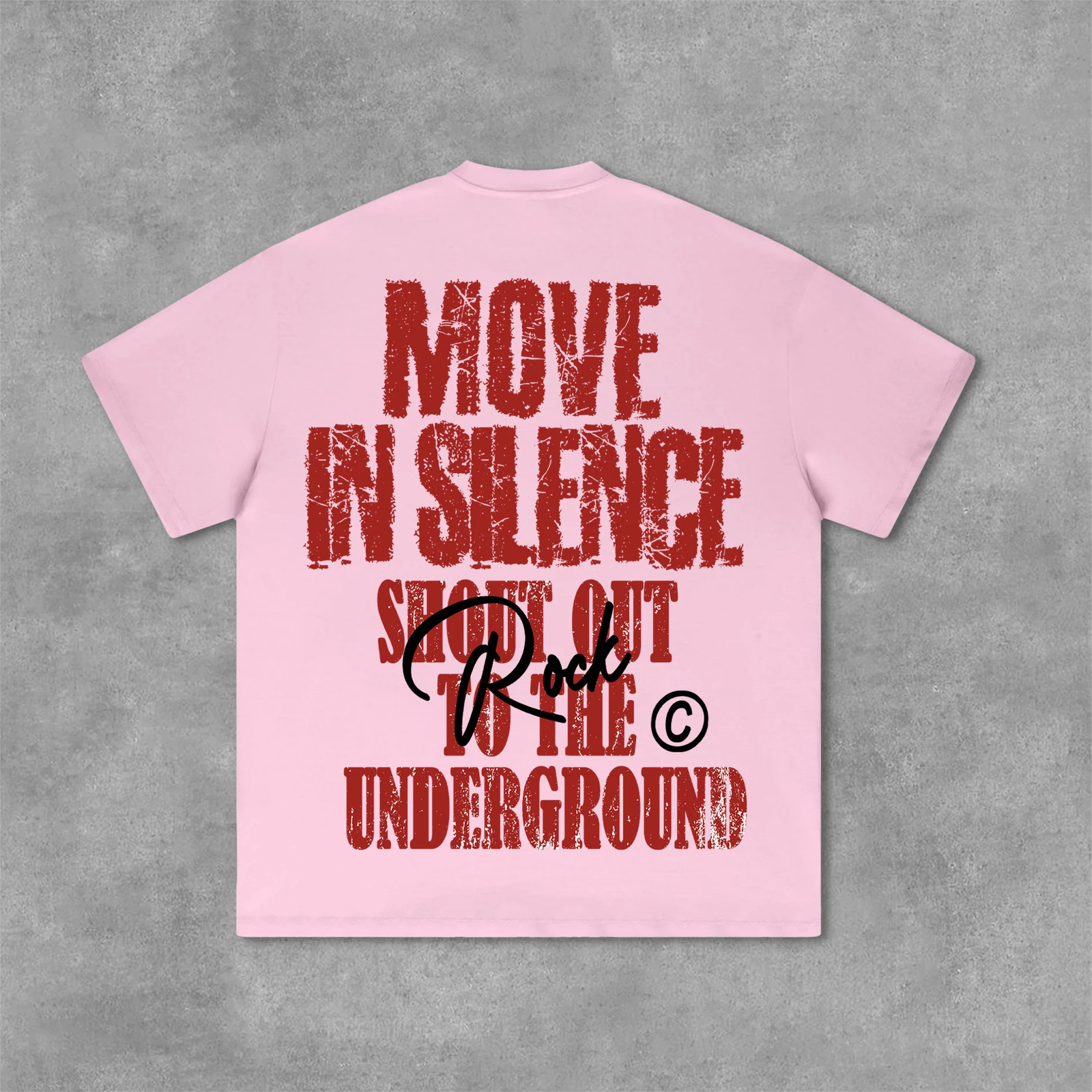 Vintage Move in Silence Graphic Cotton T-shirt Unisex Women Fans Essentials Short Sleeve Tee Fashion Streetwear 260304
