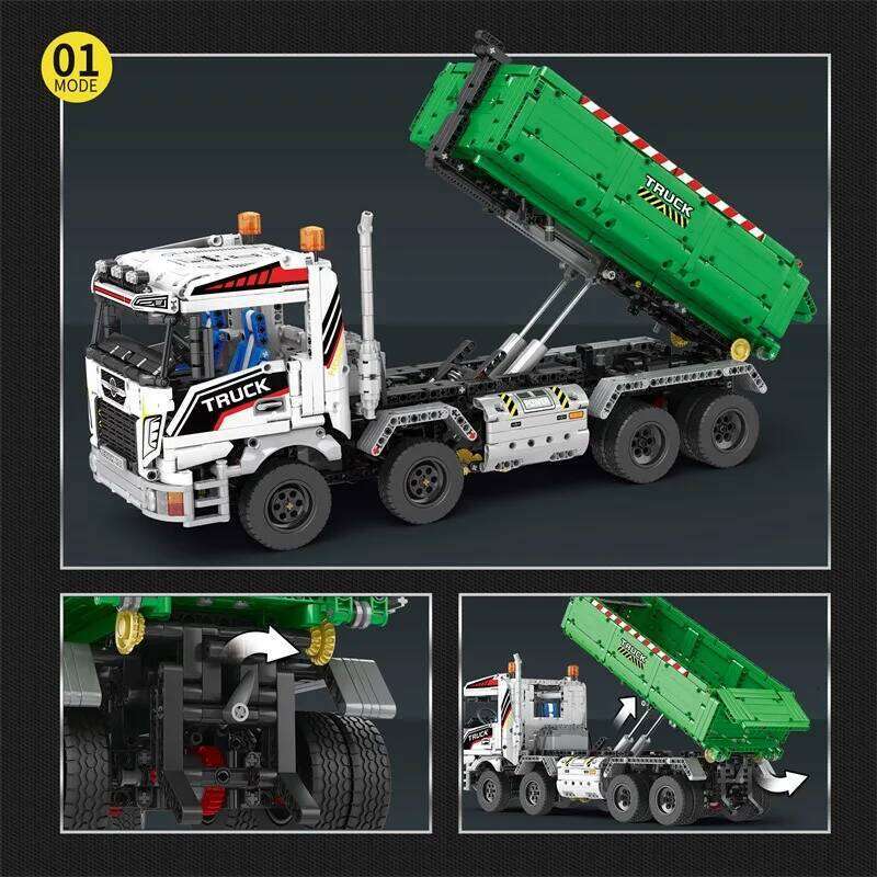 2950pcs Technical Remote Control 4 Mode Carriage Hoist Building Blocks Model Kids Assembling Truck Bricks Sets Toys Adults Gifts Z260306