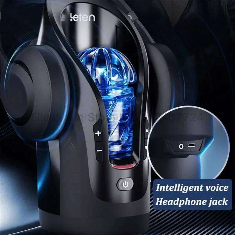 Leten THRUSTING-PRO Automatic 75mm Telescopic Vibrator High Speed Male Masturbator Sucking Machine Masturbation Sex Toys For Men W260305