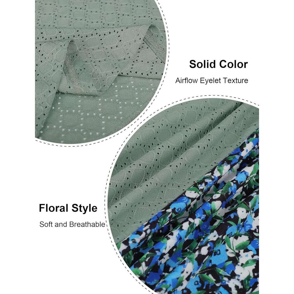 Womens Tank Eyelet Loose Casual Summer Tops Designer Crew Neck Basic Sleeveless Shirts Trendy 2026
