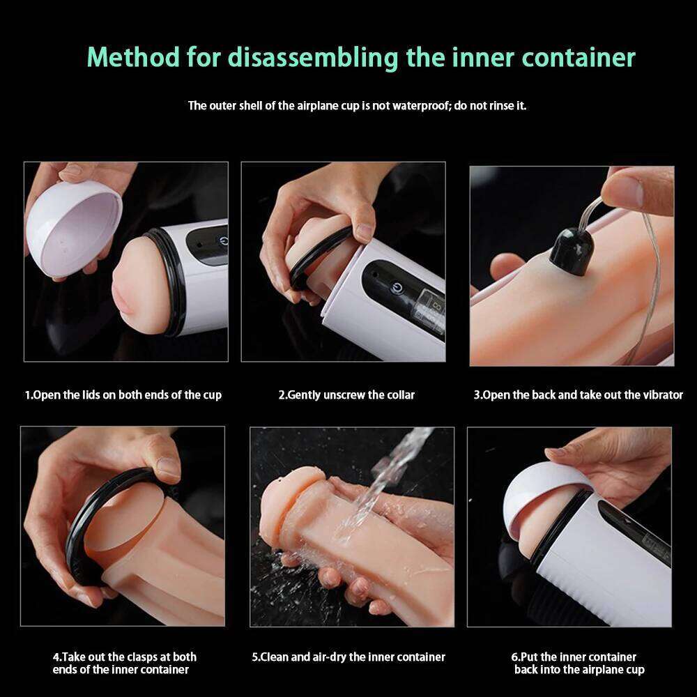 Man Masturbator Automatic Sucking Masturbation Cup for Male Deep Throat Oral Vagina Suction Blowjob Vibrating Sex Machine W260305