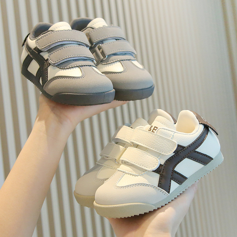 Free Shipping Fashion Sport Shoes For Children PU Leather Ergonomics Kids Sneakers Soft-soled Children's Sneakers Boy's Girl's Tennis S