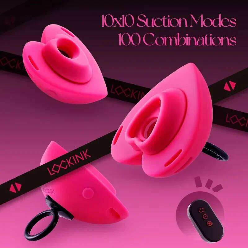 BUYBOOS Heart Vagina Sucking Vibrator Remote Control Nipple Massager Clitoral Vacuum Stimulator Female Vibrating Masturbator W260305