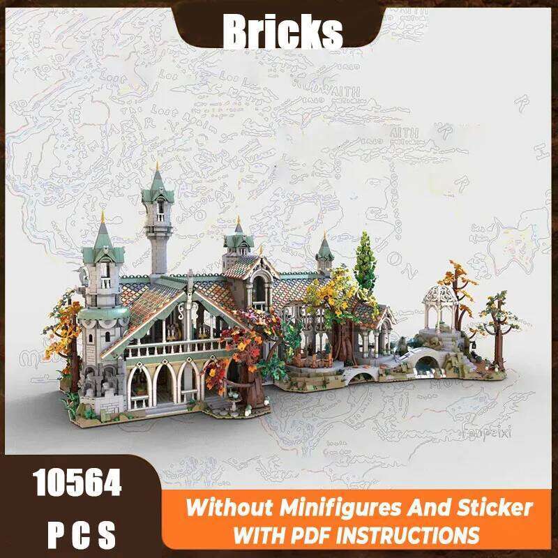 Moc Building Bricks Street View Challenge Extended CastleTechnology Modular Blocks Holiday Gifts Toys For Children DIY Sets Z260306