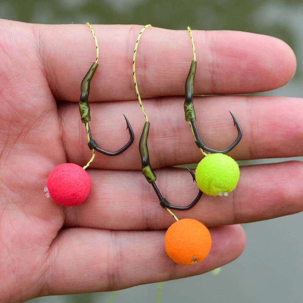 Hirisi 100pcs Eyed Barbed Hooks Pinpoint Claw PTFE Coated High Carbon Steel Durable Fishing Supplies New 8019 S260305