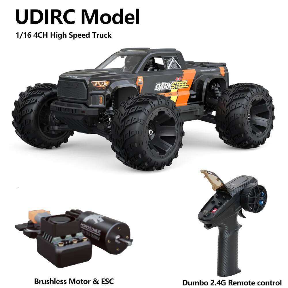 UD1610s RC Crawler 1/16 Brushless Remote Control Car Flip Off-Road Climbing Vehicle UDIRC Simulation Model Toy for Adults C260305