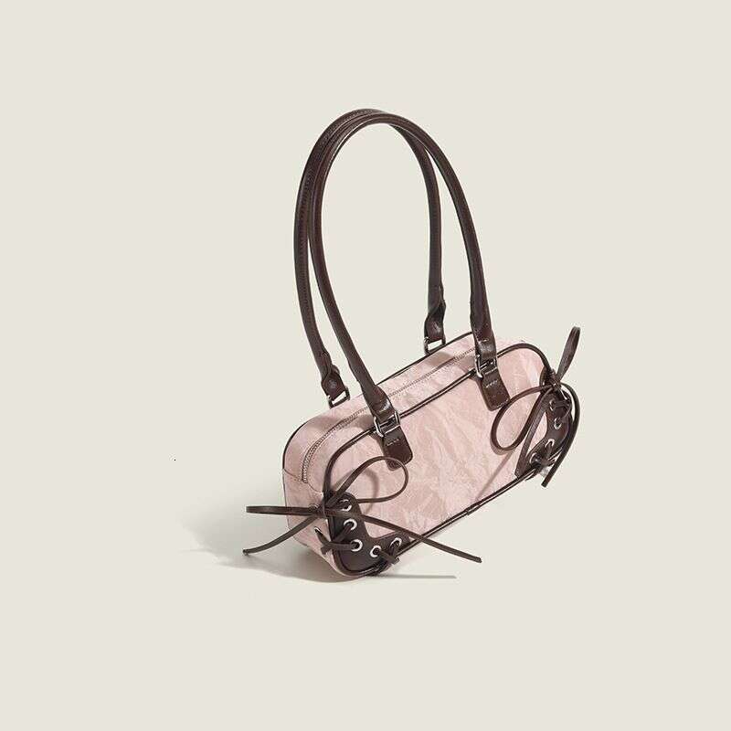 Women S Strap Early Spring New Shoulder Armpit Lined Textured Pillow Bag XIU LAI SI