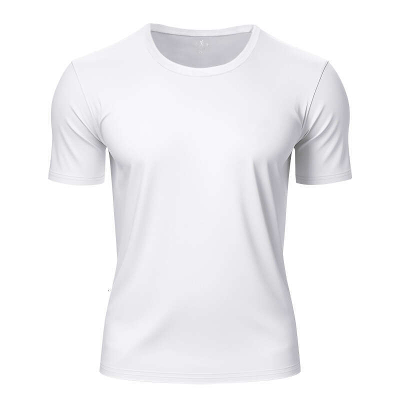 2025 Cross-Border TK Hot-Selling Unisex Quick-Dry Round Neck Short Sleeve Marathon Fitness Sports T-Shirt