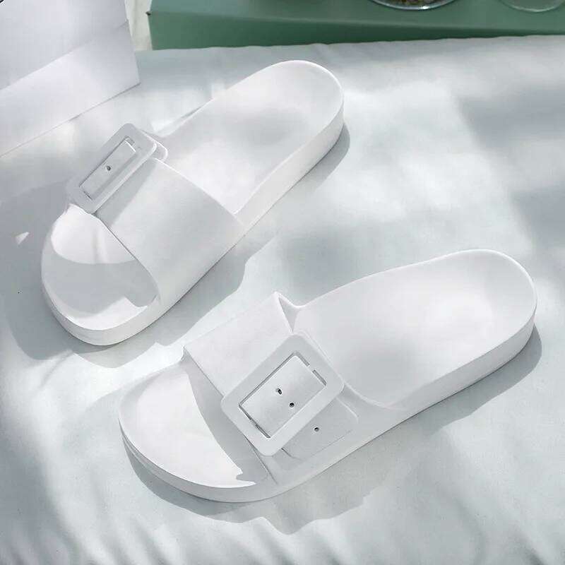 Litfun Summer New Flat Slippers For Women Fashion Outdoor Non-slip Beach Sandals Soft Bottom EVA Slides Lady Casual Home Slipper