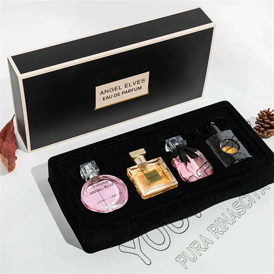 High Quality Perfume Women 120ml Perfumes Feminino Gift Box 4Pcs Set Parfum Femme Lasting Fragrance Floral Fruity Scent Spray 26Y0303