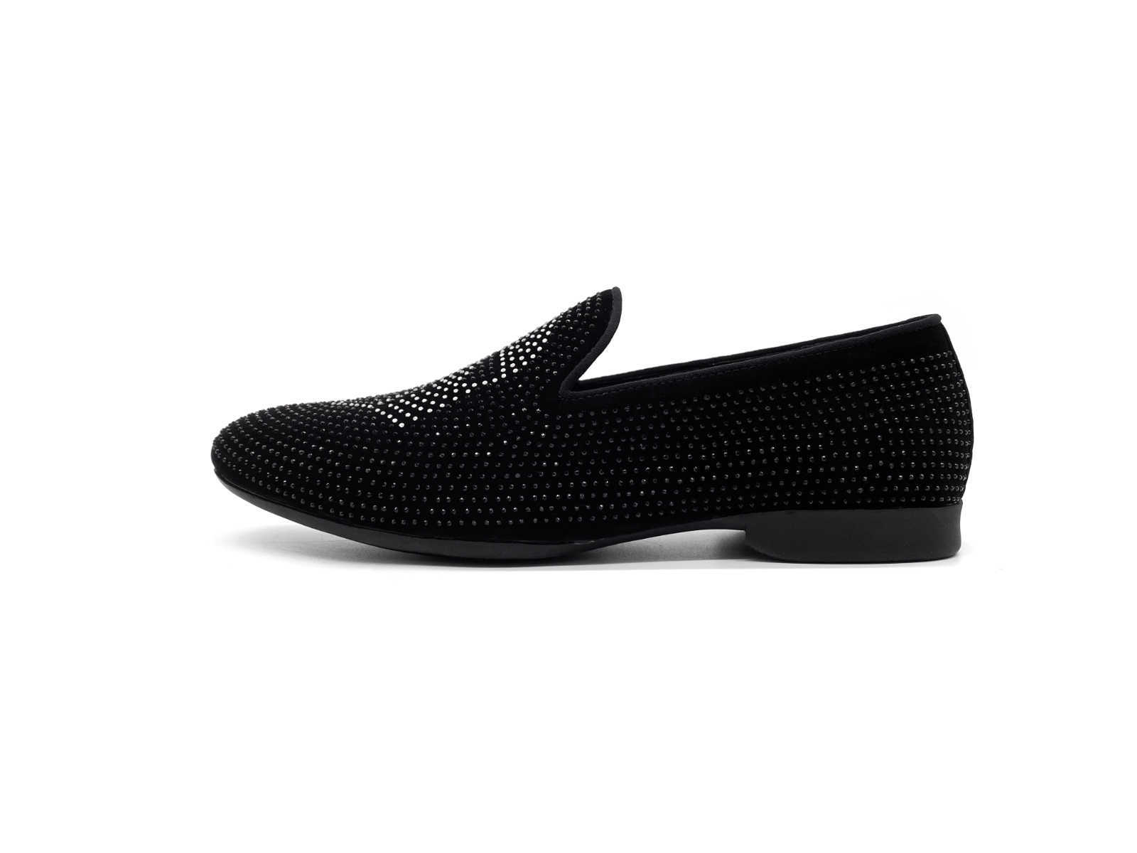 NXY Brand Loafers Shoes Diamond Flat Bottom Classic Black With Diamonds Comfortable Slipper Flip Flops Luxury Sparkling With Diamonds Shoes