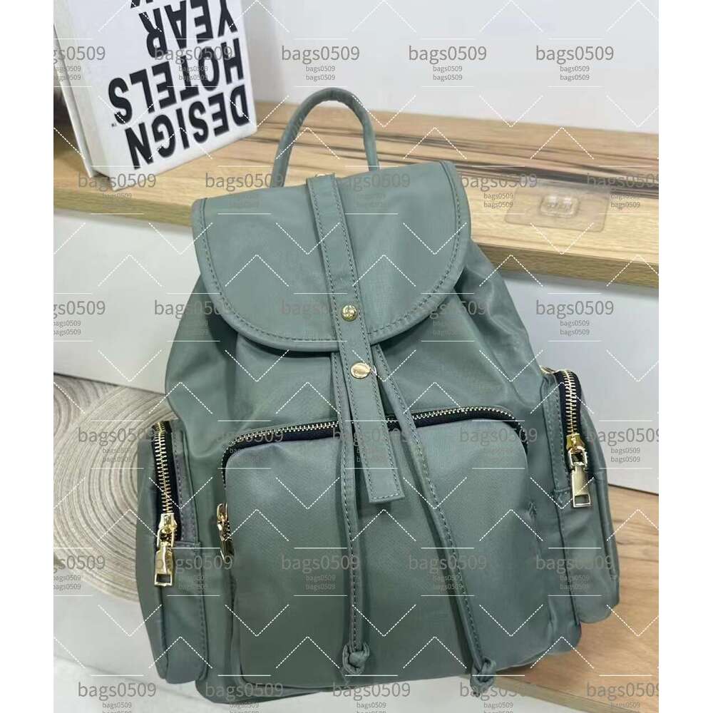 Luxury Bags Factory Direct Cross-Border Nylon Waterproof Flap Versatile Large Capacity Women's Bag Drawstring Travel Backpack Hot Selling BAOLUOM