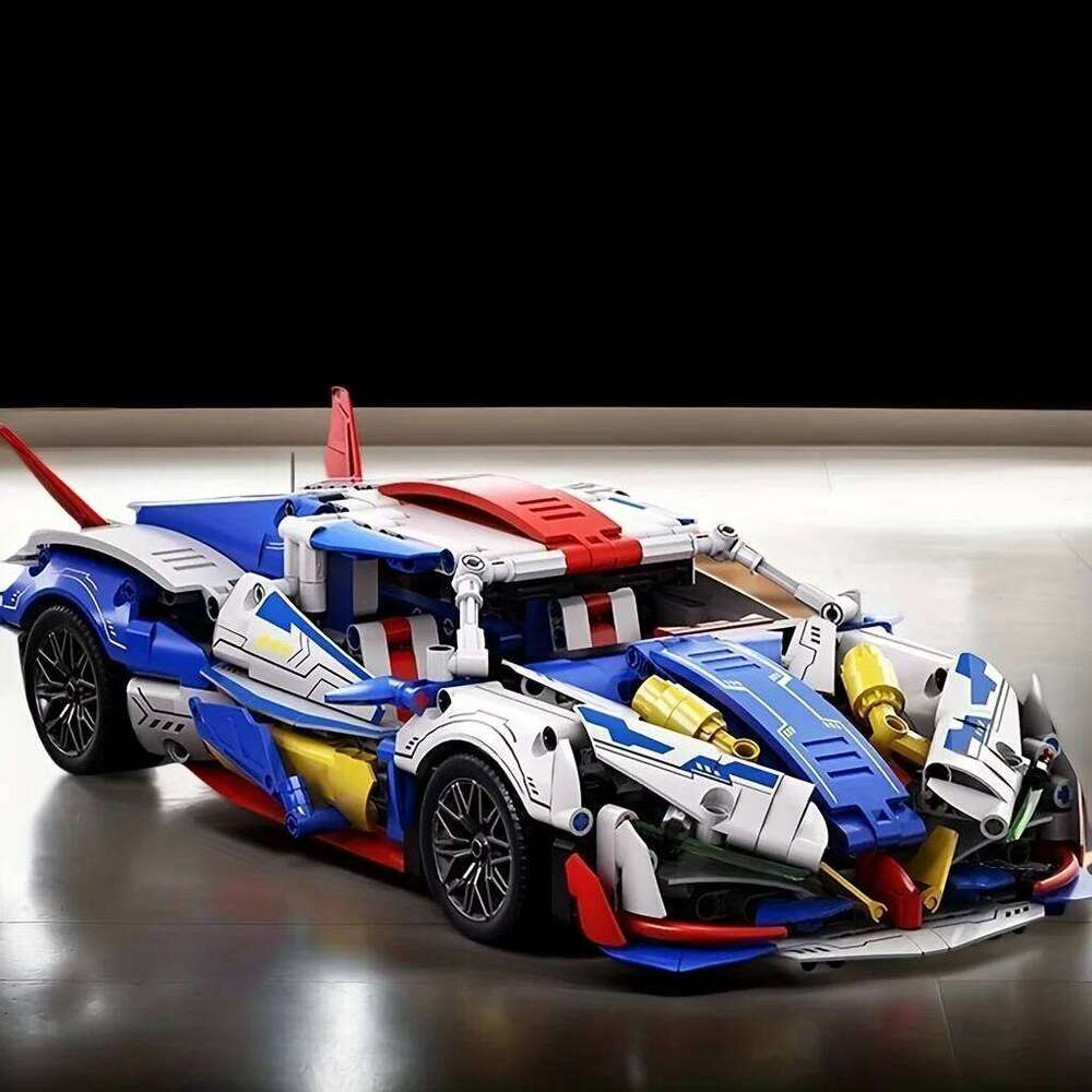 Supercar building block set, helios racing car model, perfect gift for birthday, Christmas, Halloween, New Year party Z260306