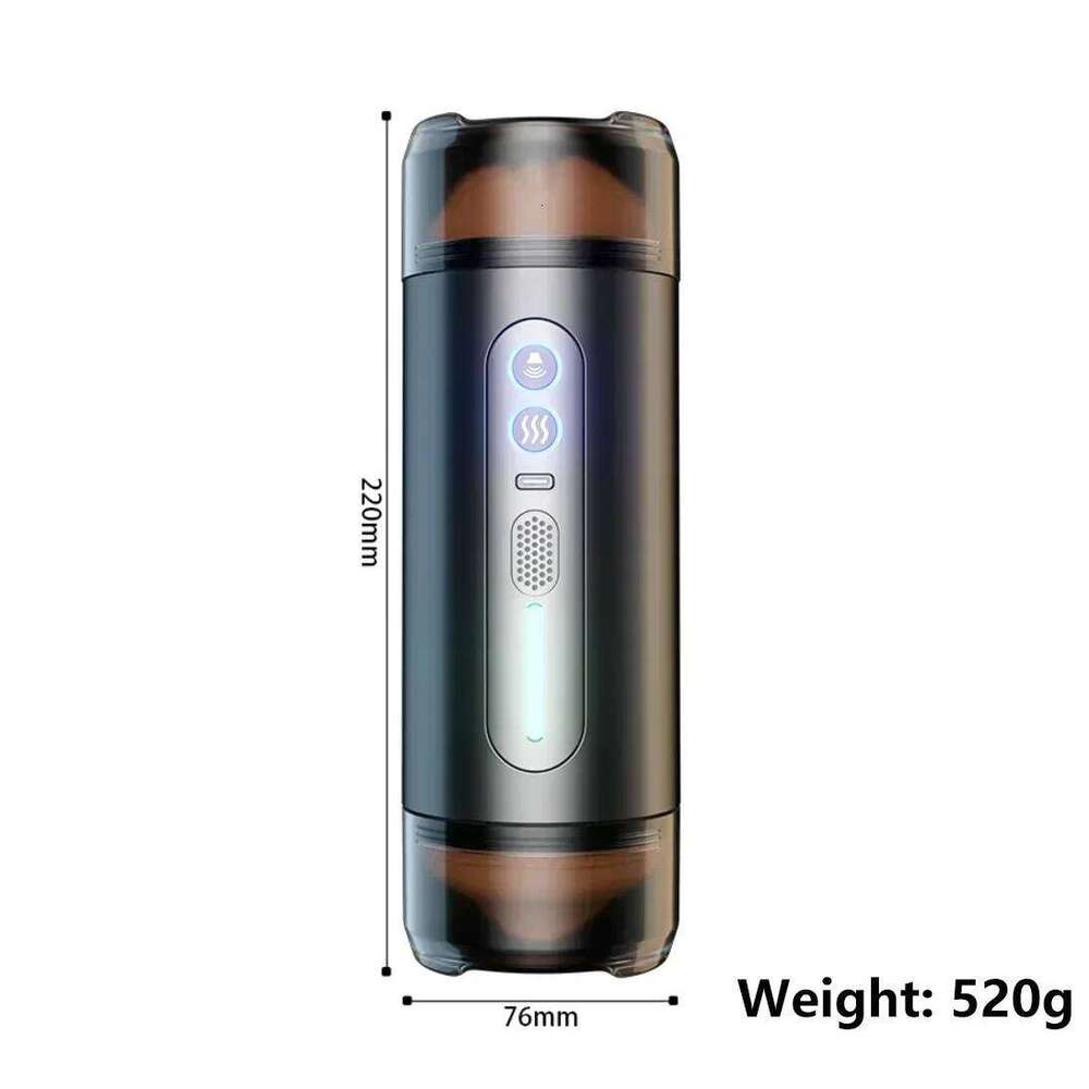 2-in-1 Men's Electric Cup Automatic Sucking Masturbation Toy Vaginal Oral Deep Throat Sex Vibration Machine For Men W260305
