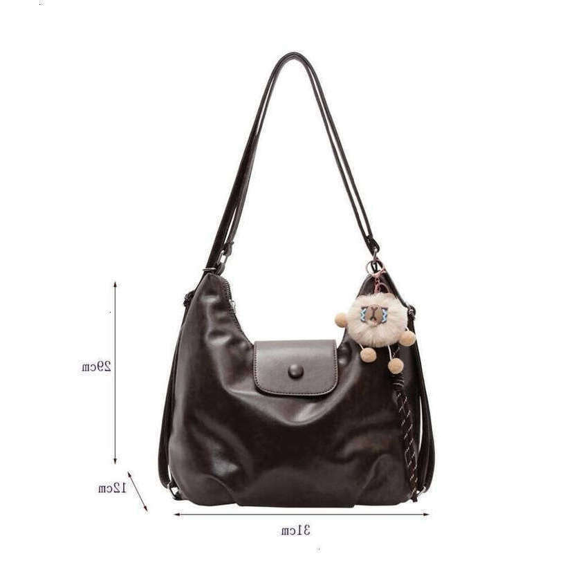 TAURUSCIAGA New Fashion Luxury Women's Crescent Bag High Quality PU Leather Crossbody Waterproof Shouolder Multi Functional Tote Bag Noble Temper