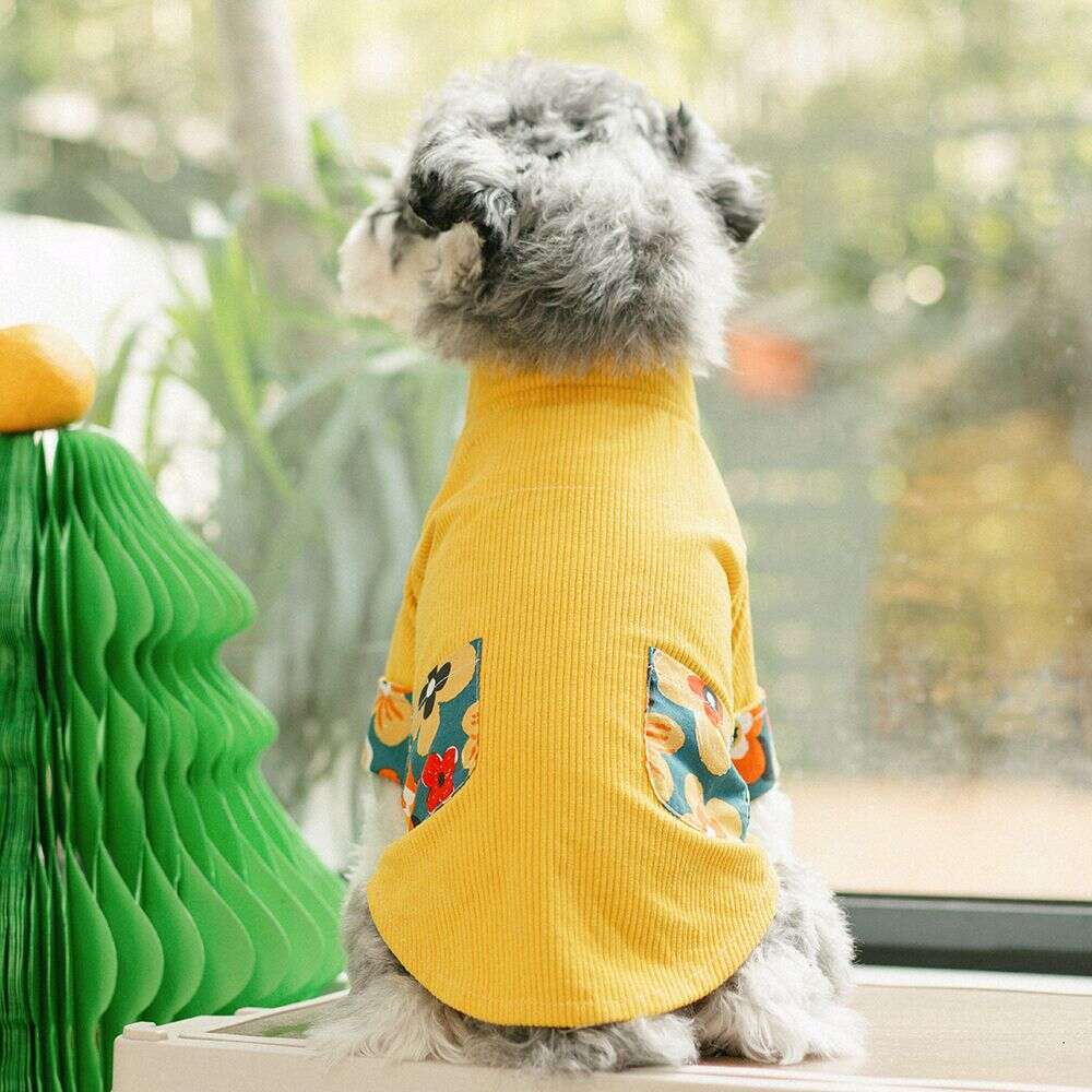 Chinese-Style Clothes, New Autumn Winter Pet Dog Coats For Bichon Frise, Schnauzer, Small Medium-Sized Dogs, And Cats, Trendy Clothing