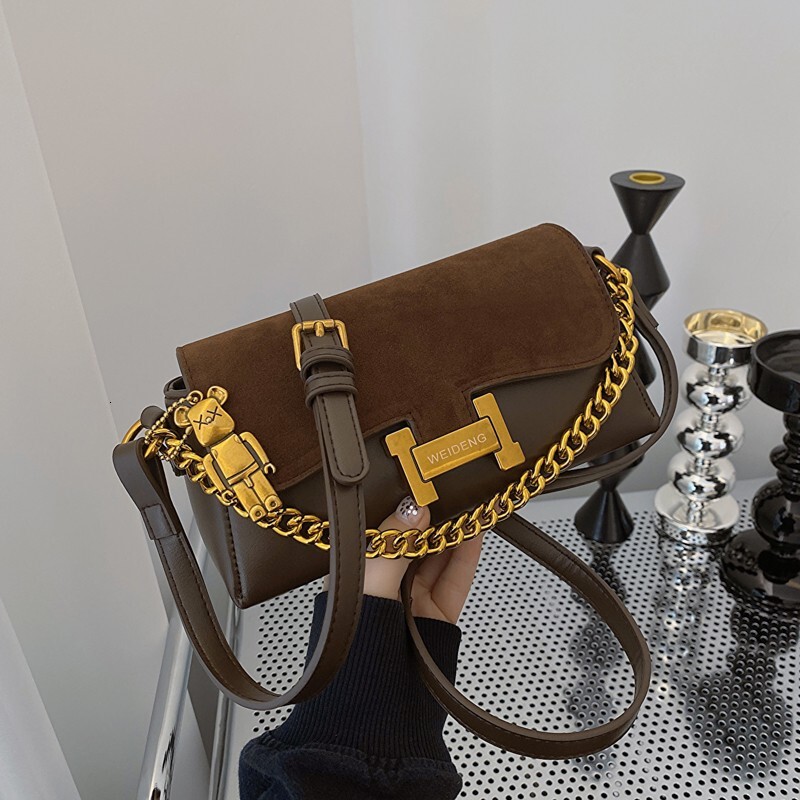 2026 Direct From Manufacturer: Fashionable New Simple Matte Single-shoulder Crossbody Chain Women's Small Square Bag, Stylish Luxury Handbag And 