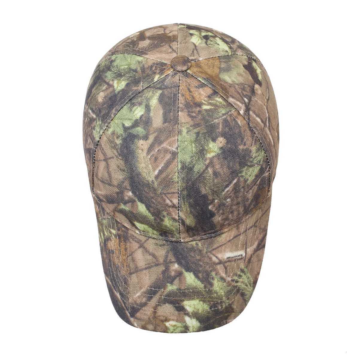 Baseball Cap with Leaf Jungle Camouflage Pattern for Outdoor Wilderness Hiking S260306